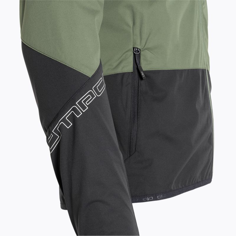 Geacă softshell pentru bărbați CMF Zip Hood salvia 4