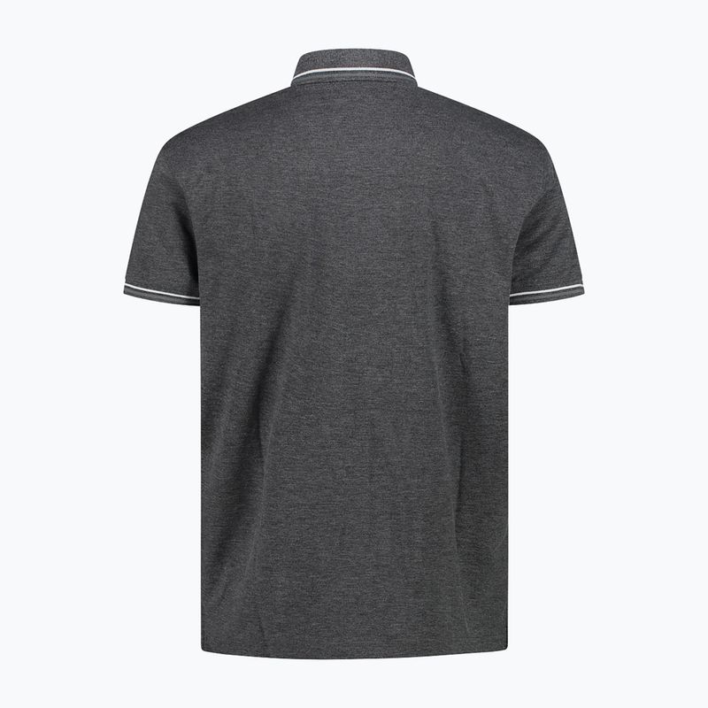 Tricou polo pentru bărbați CMP 34D5987 nero 2