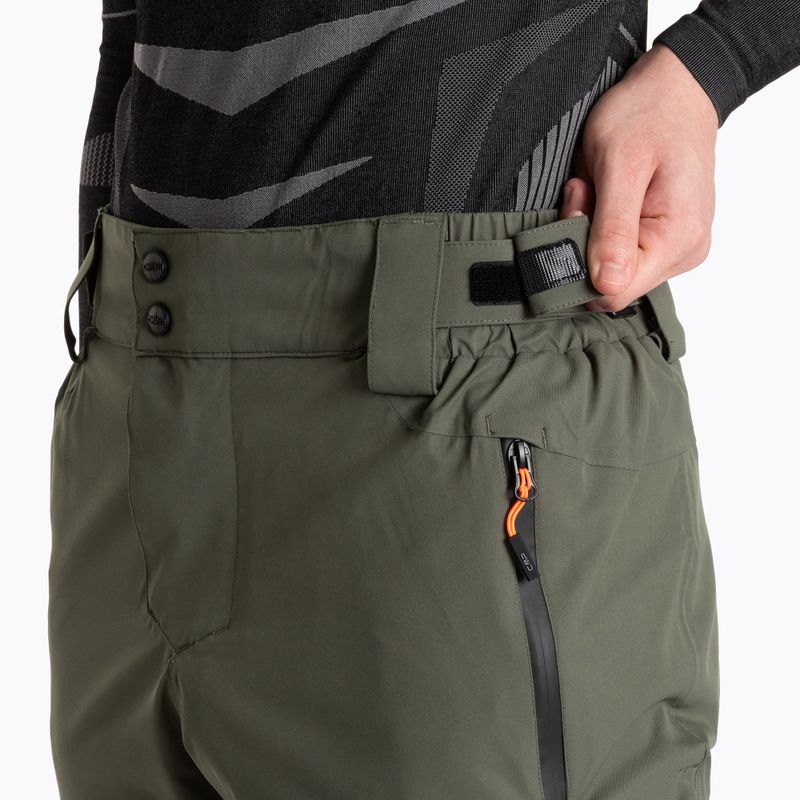 Pantaloni de schi pentru bărbați CMP Free Ride 34W2027 olive 4