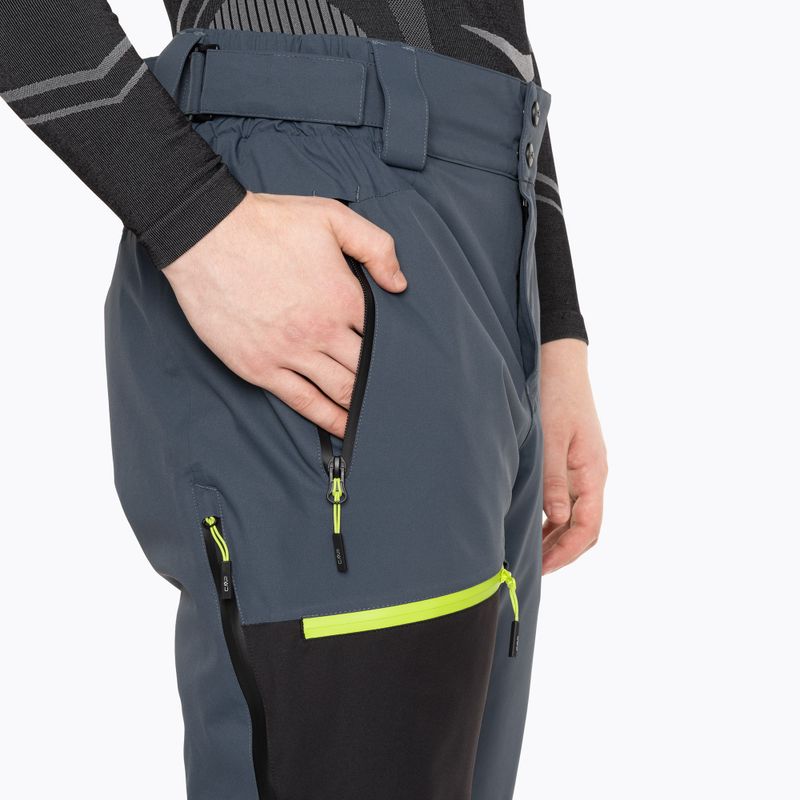 Pantaloni de schi pentru bărbați CMP Free Ride 34W2027 titanio 3