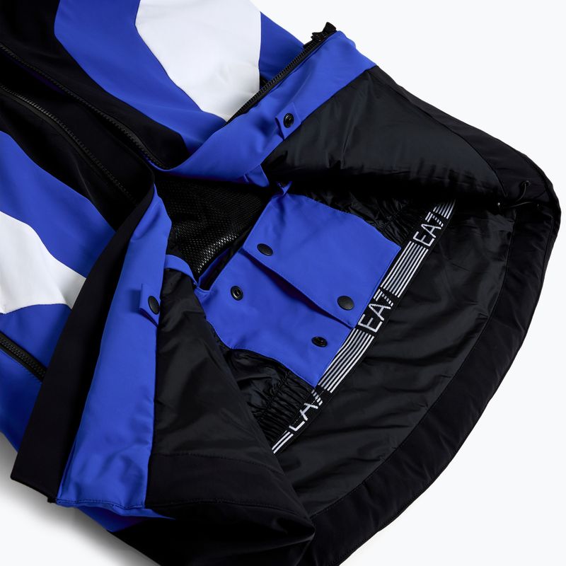Geacă de schi pentru bărbați EA7 Emporio Armani Ski Cortina Colorblock Toray new royal blue 9