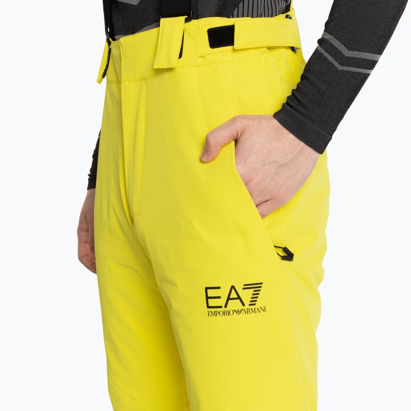 Pantaloni de schi pentru bărbați EA7 Emporio Armani Ski Kitzbuhel Protectum blazing yellow 3