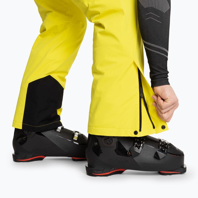 Pantaloni de schi pentru bărbați EA7 Emporio Armani Ski Kitzbuhel Protectum blazing yellow 5