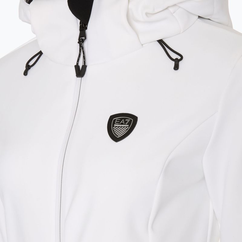 Costum de schi pentru femei EA7 Emporio Armani Ski Kitzbuhel Softshell white 3