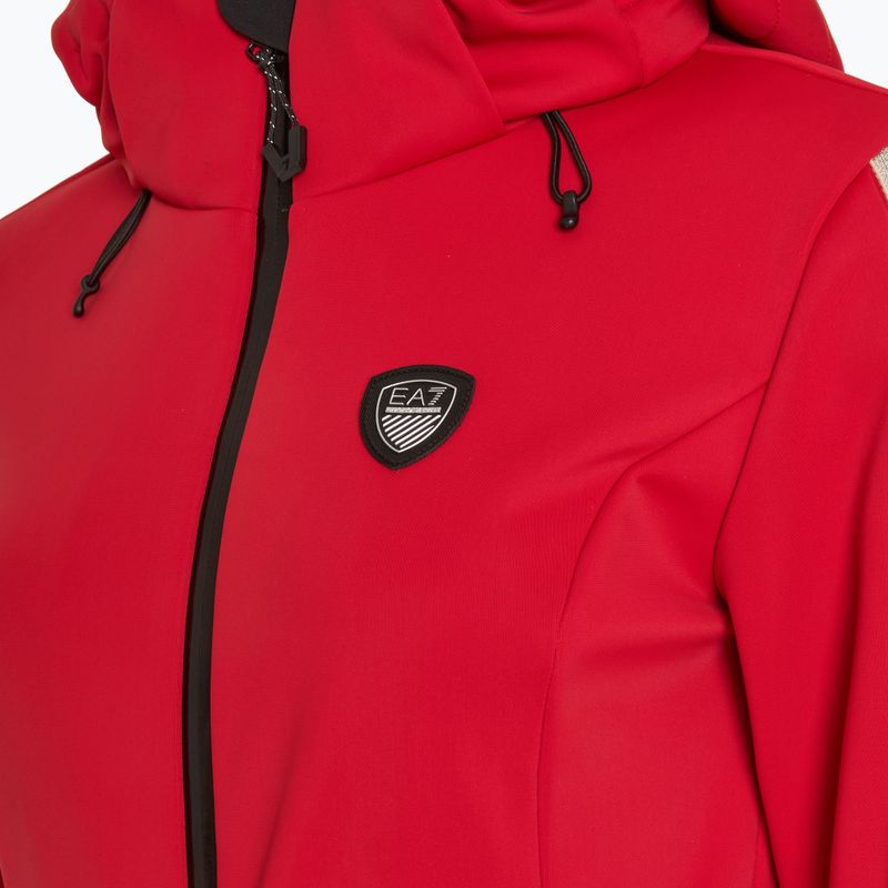 Costum de schi pentru femei EA7 Emporio Armani Ski Kitzbuhel Softshell salsa 3