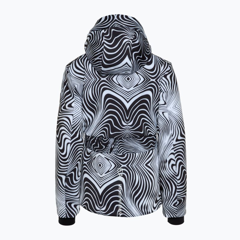 Geacă de schi pentru femei  EA7 Emporio Armani Ski Kitzbuhel Softshell fancy zebra 2