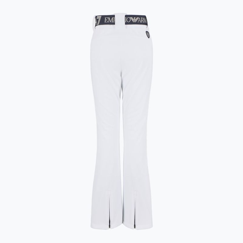 Pantaloni de schi pentru femei EA7 Emporio Armani Ski Kitzbuhel High Waisted Softshell white 2