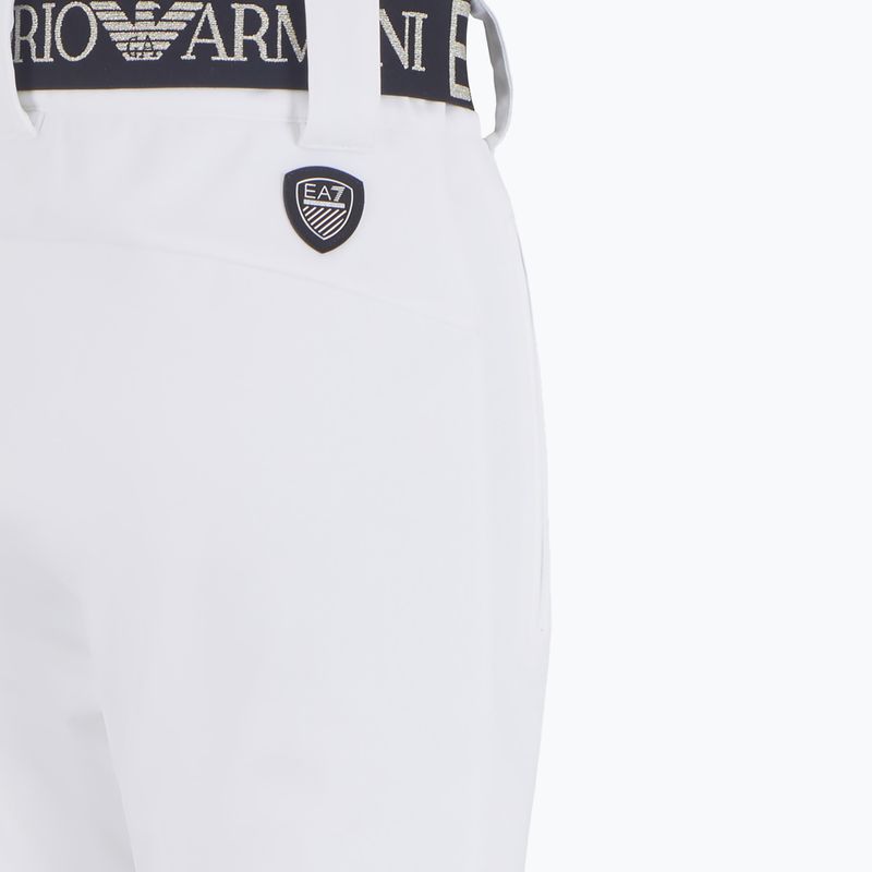 Pantaloni de schi pentru femei EA7 Emporio Armani Ski Kitzbuhel High Waisted Softshell white 3