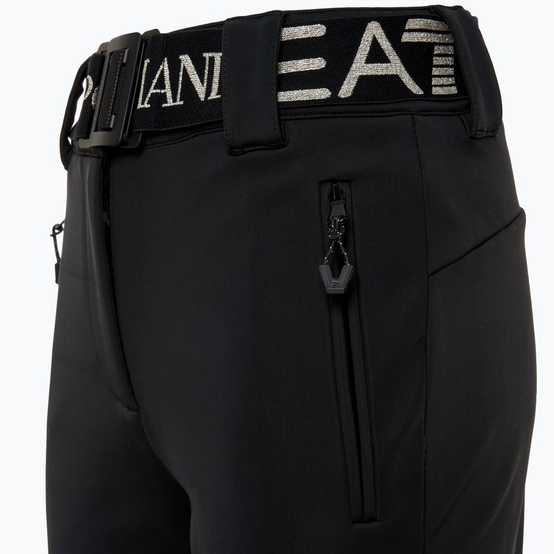 Pantaloni de schi pentru femei EA7 Emporio Armani Ski Kitzbuhel High Waisted Softshell black 3