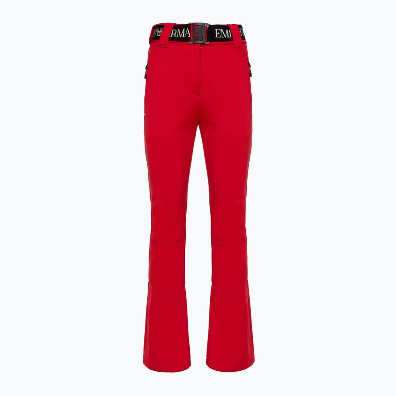 Pantaloni de schi pentru femei EA7 Emporio Armani Ski Kitzbuhel High Waisted Softshell salsa