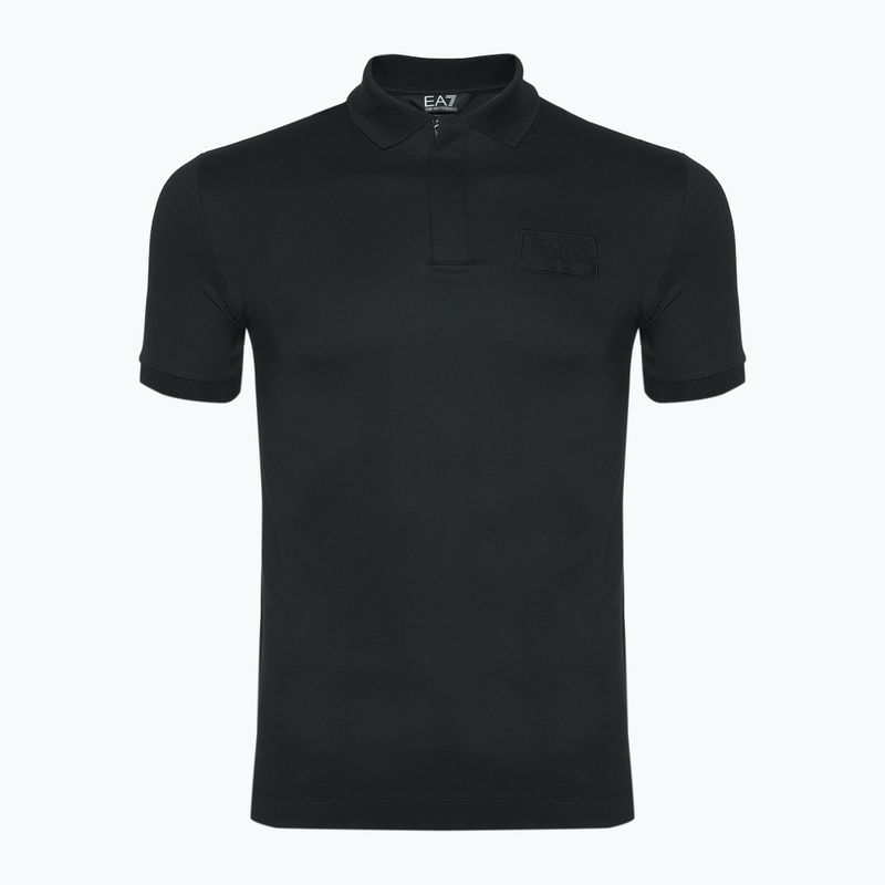 Tricou pentru bărbați  EA7 Emporio Armani Train Lux Polo Modal black