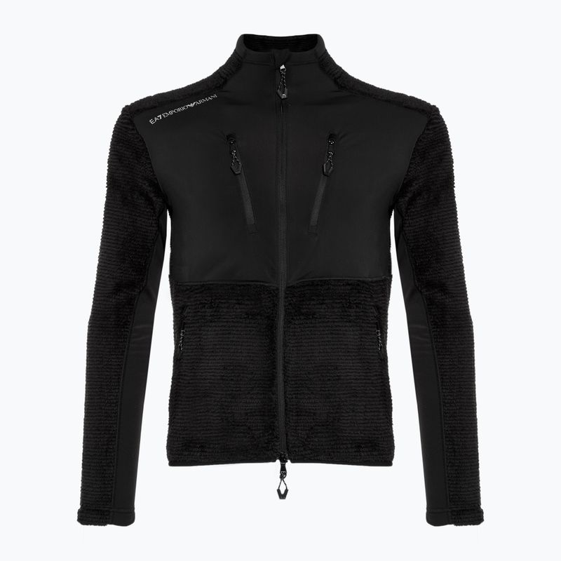 Bluză de schi pentru bărbați EA7 Emporio Armani Ski Cortina Polarfleece T-Top black