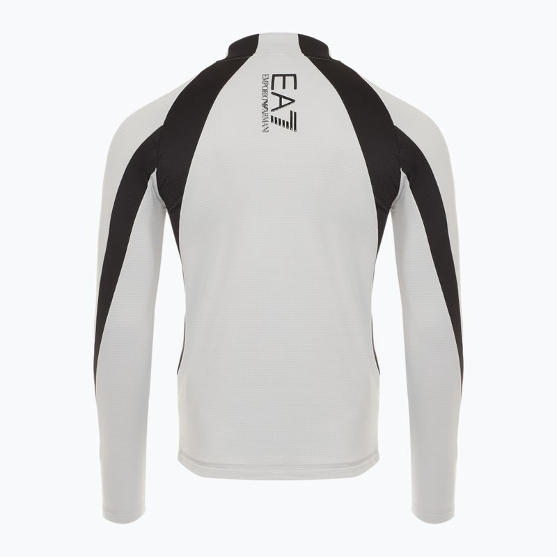 Bluză de schi pentru bărbați  EA7 Emporio Armani Ski St. Moritz Powerstretch T-Top quiet gray 2