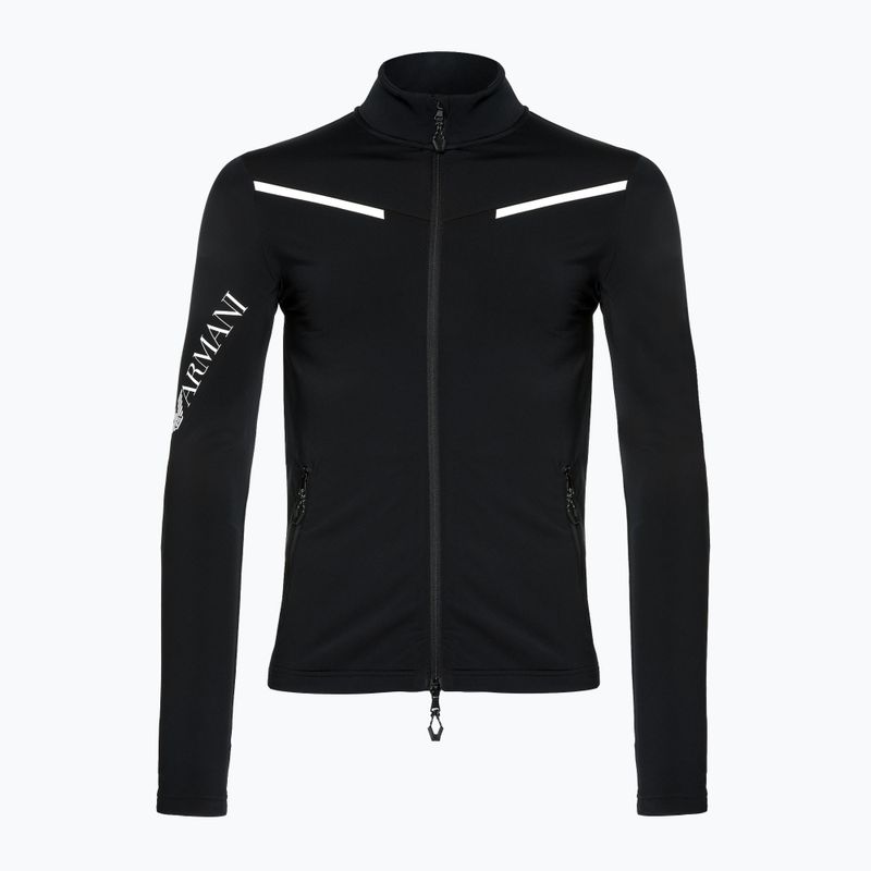 Bluză de schi pentru bărbați  EA7 Emporio Armani Ski Kitzbuhel Colorblock Powerstretch T-Top black