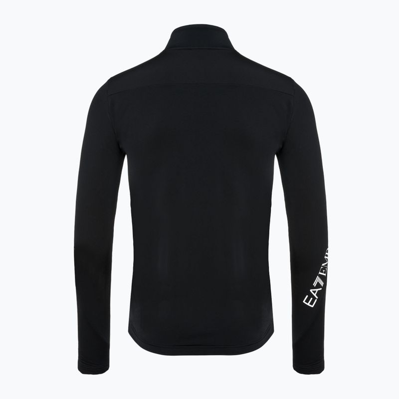 Bluză de schi pentru bărbați  EA7 Emporio Armani Ski Kitzbuhel Colorblock Powerstretch T-Top black 2