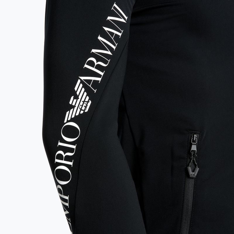 Bluză de schi pentru bărbați  EA7 Emporio Armani Ski Kitzbuhel Colorblock Powerstretch T-Top black 4