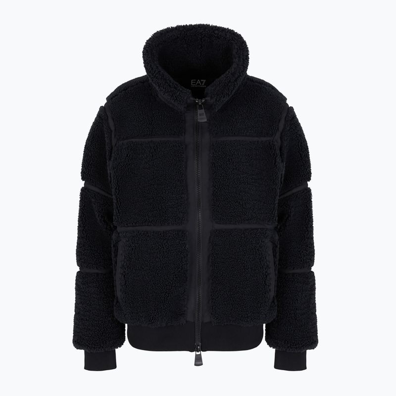 Geacă pentru femei EA7 Emporio Armani Train Contemporary Sport Teddy black