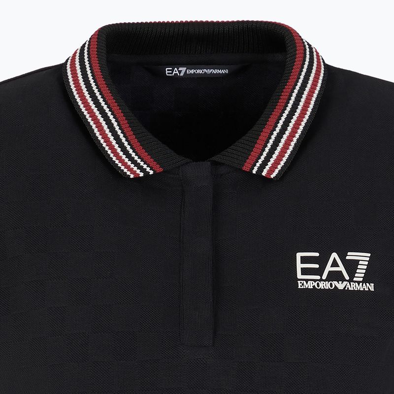 Tricou pentru femei EA7 Emporio Armani Golf Pro Polo Damier black 3