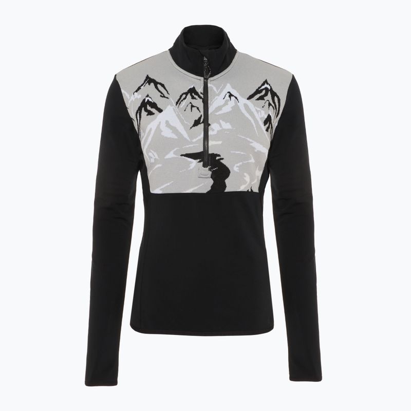 Bluză de schi pentru femei EA7 Emporio Armani Ski St. Moritz Powerstretch T-Top black