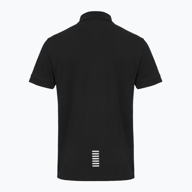 Tricou polo pentru bărbați EA7 Emporio Armani Core Identity Polo black 2