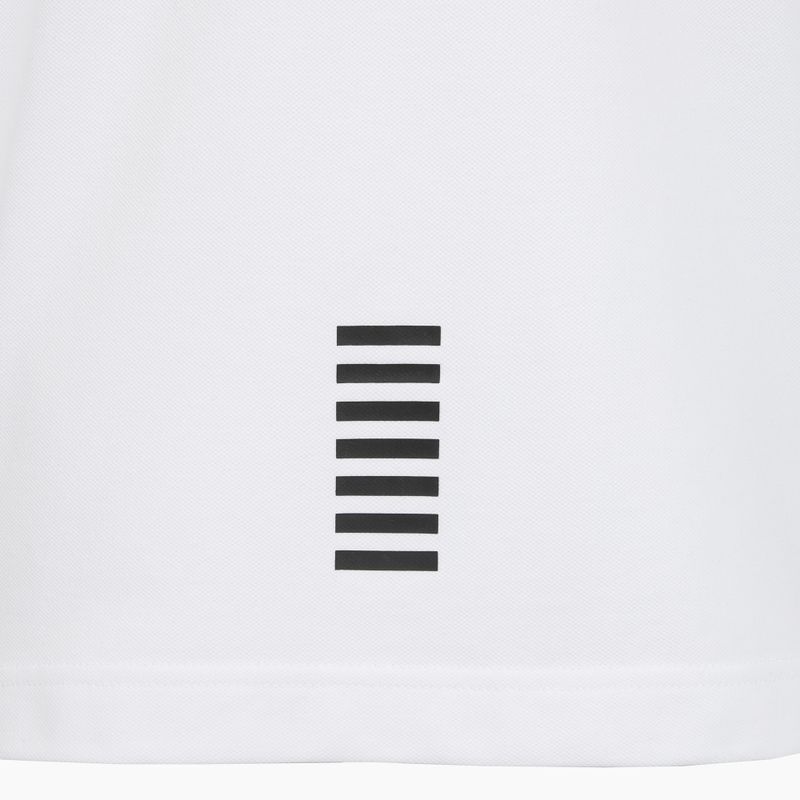 Tricou polo pentru bărbați EA7 Emporio Armani Core Identity Piqué Polo white 4