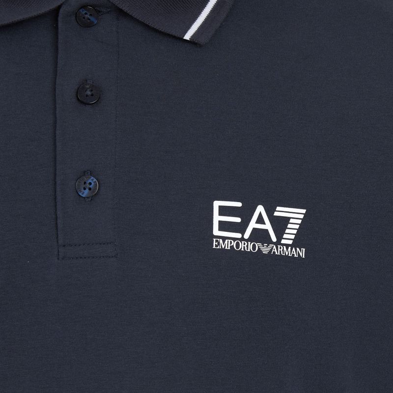 Tricou polo pentru bărbați EA7 Emporio Armani Core Identity Piqué Polo armani blue 3