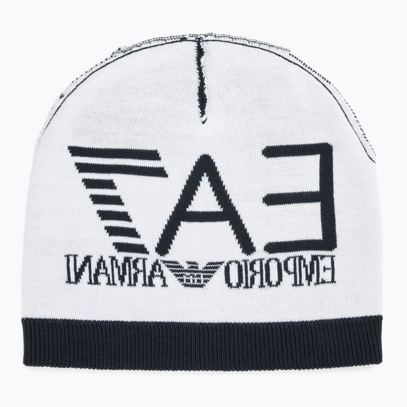 Căciulă de iarnă EA7 Emporio Armani Mountain Visibility Beanie blue / white 4