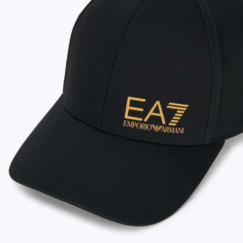 Șapcă EA7 Emporio Armani TrainCore IdentityLogo black / gold 3