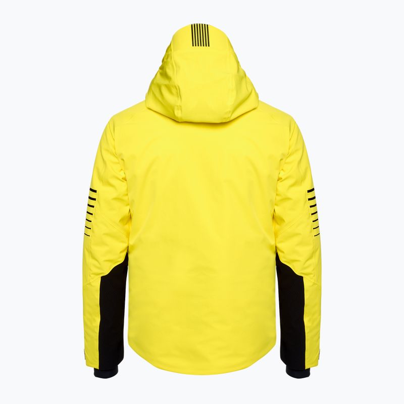 Geacă de schi pentru bărbați EA7 Emporio Armani Ski Kitzbuhel Protectum Logo blazing yellow 2