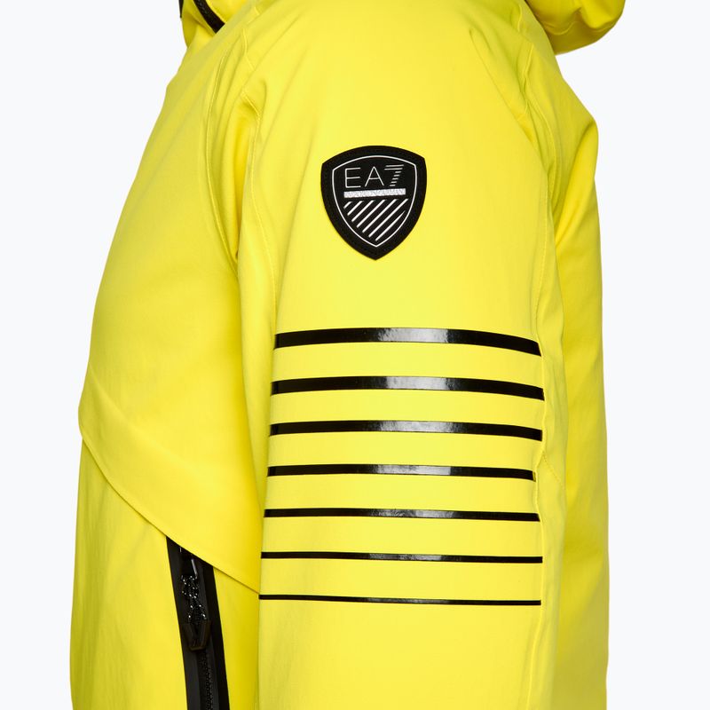 Geacă de schi pentru bărbați EA7 Emporio Armani Ski Kitzbuhel Protectum Logo blazing yellow 6