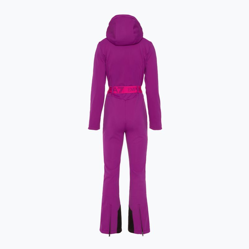 Costum de schi pentru femei EA7 Emporio Armani Ski Kitzbuhel Softshell hollyhock 2