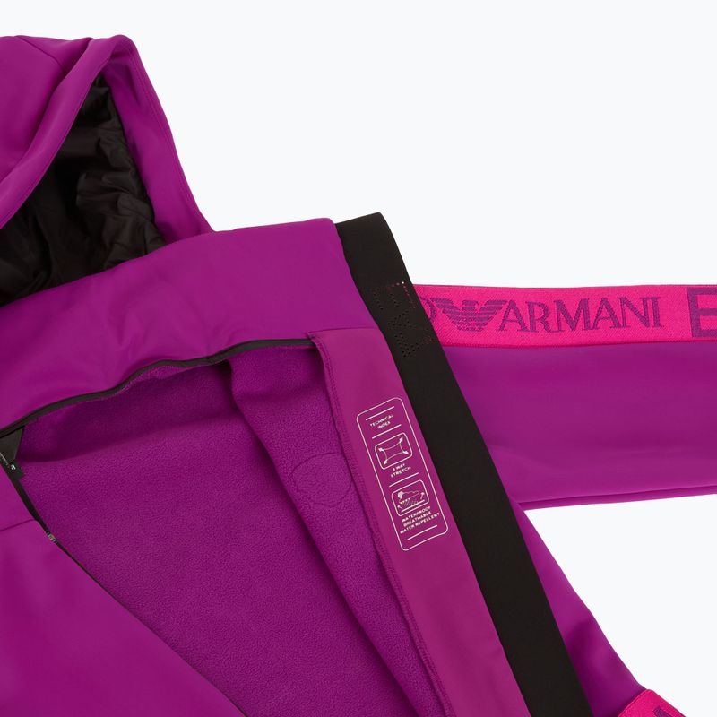 Costum de schi pentru femei EA7 Emporio Armani Ski Kitzbuhel Softshell hollyhock 6