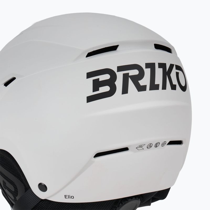 Cască de schi Briko Elio Visor matt white/black 8