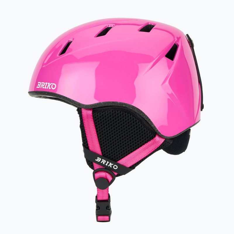 Cască de schi pentru copii Briko Makalu Jr shiny pink/white 3