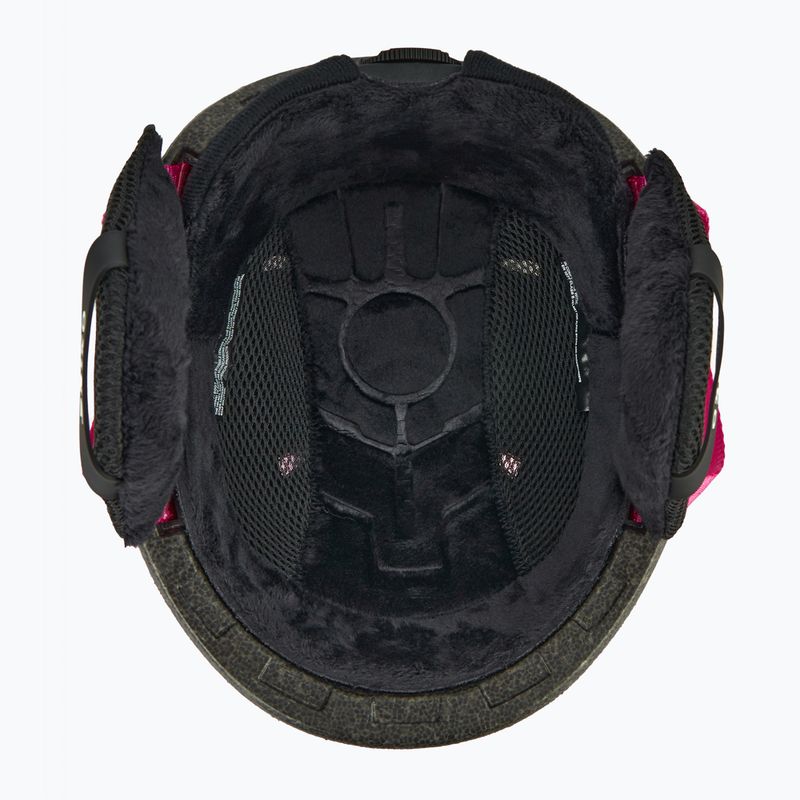 Cască de schi pentru copii Briko Makalu Jr shiny pink/white 5