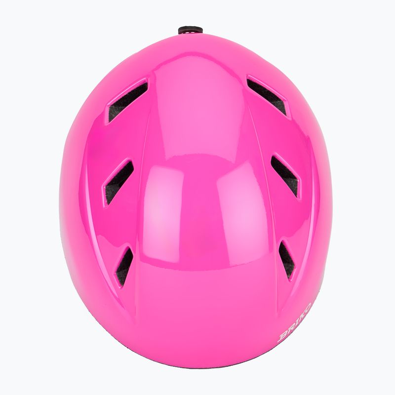 Cască de schi pentru copii Briko Makalu Jr shiny pink/white 6
