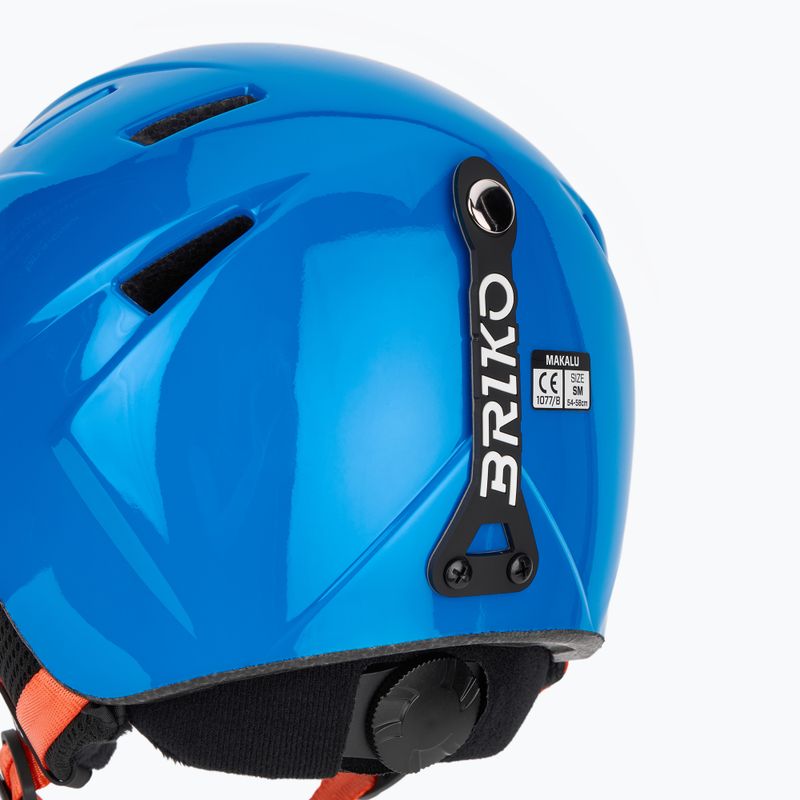 Cască de schi pentru copii Briko Makalu Jr shiny lochmara blue/pomegranate red 8