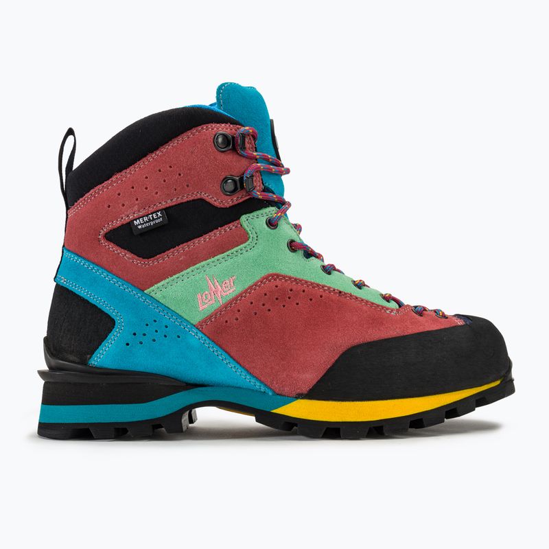 Încălțăminte de trekking pentru femei Lomer Badia High Mtx turquoise/begon 2
