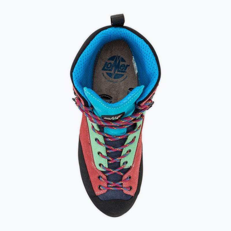 Încălțăminte de trekking pentru femei Lomer Badia High Mtx turquoise/begon 5
