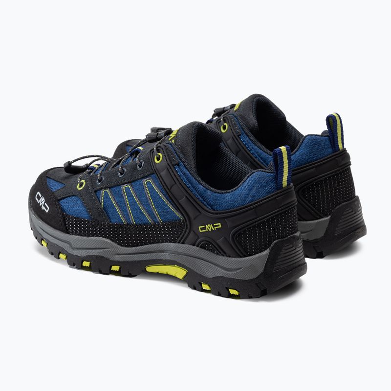 Cizme de trekking pentru copii CMP Sun albastru/verde 3Q11154/18NL 3