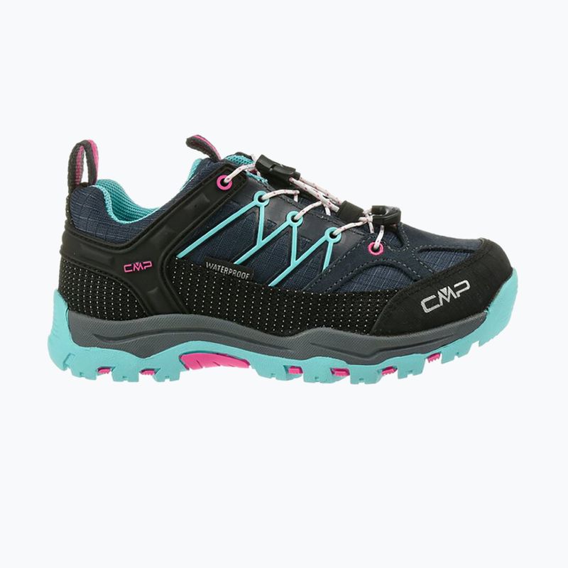 Cizme de trekking pentru copii CMP Rigel Low Wp albastru marin 3Q54554/31NL 8