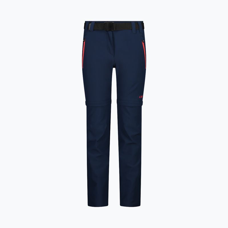Pantaloni de trekking pentru copii CMP G Zip Off albastru marin 3T51445