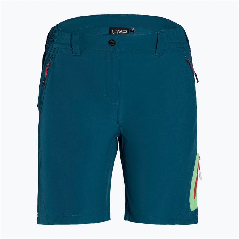 Pantaloni scurți de trekking pentru femei CMP Bermuda verde 3T58666/E982