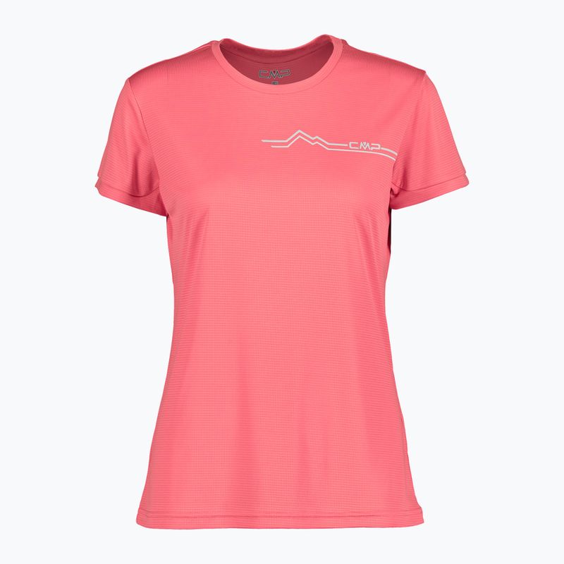 Tricou de trekking pentru femei CMP C574 portocaliu 32T6046/C574/D36