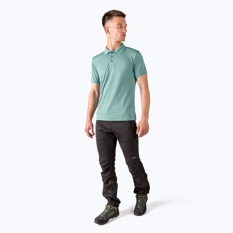 Tricou polo pentru bărbați CMP albastru 3T60077/E772 2