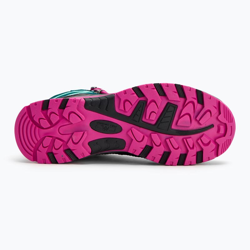 Încălțăminte de trekking pentru junior CMP Rigel Mid lake / pink fluo 4