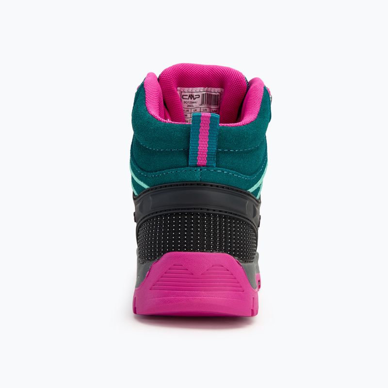 Încălțăminte de trekking pentru junior CMP Rigel Mid lake / pink fluo 6