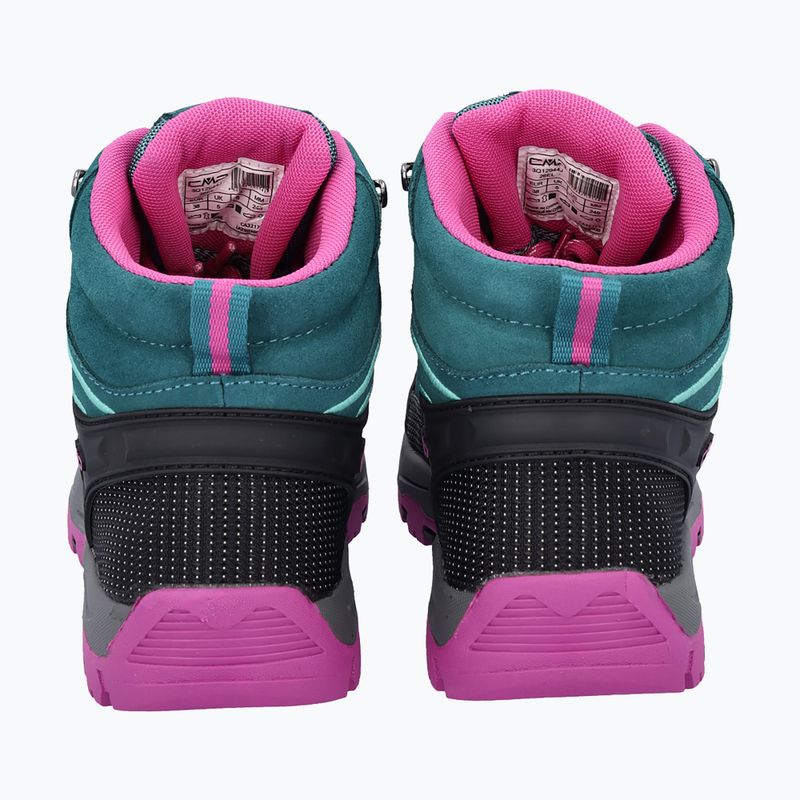 Încălțăminte de trekking pentru junior CMP Rigel Mid lake / pink fluo 12