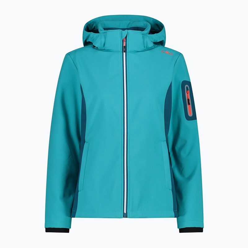 Jachetă softshell pentru femei CMP albastru 39A5006/E726 8