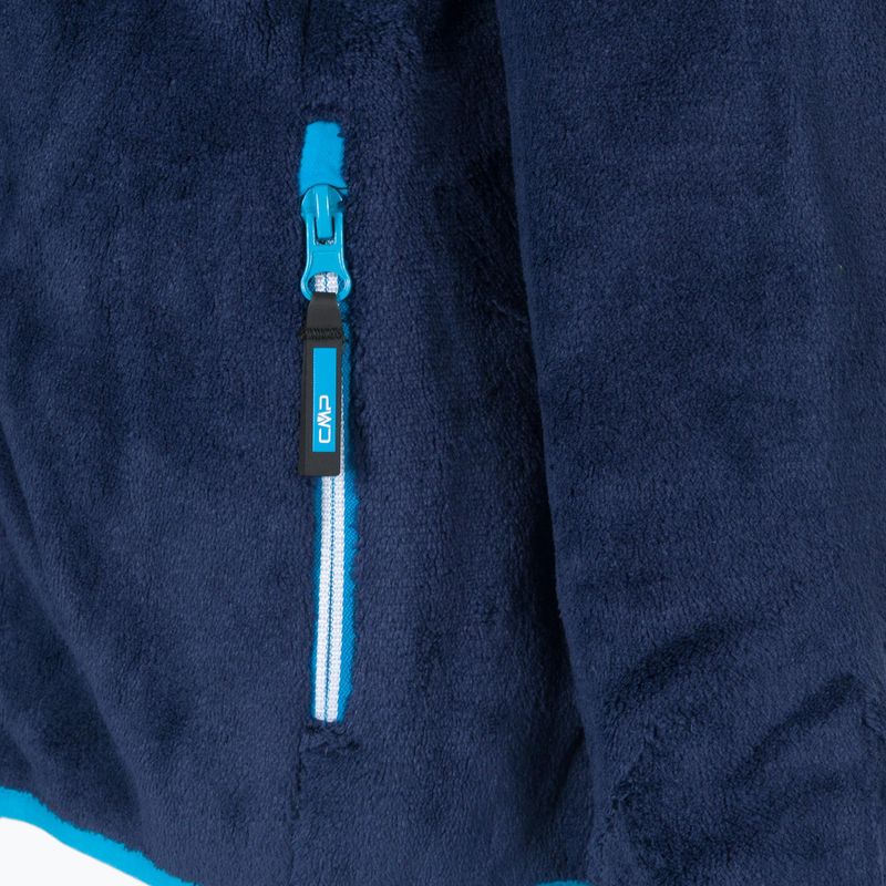 CMP bluză de trening fleece pentru copii albastru marin 31P1504/01NM 6